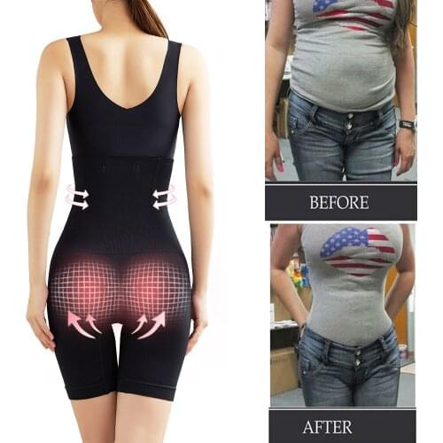 SURE YOU LIKE High Waist Hip Raise Tie Leg Seamless Women Shapewear Waist Training Pants Slimming Body Shapers Abdomen Pants