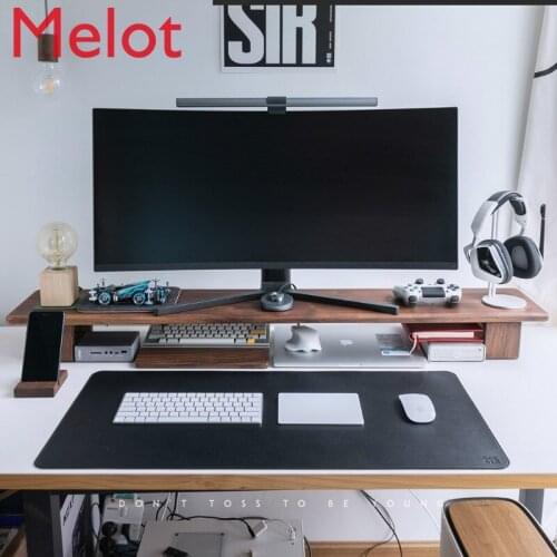 High-End Fashion Simple Bedroom Desktop Sundries Storage Rack Modern Selected Simple Walnut Multi-Functional Desk Storage Rack