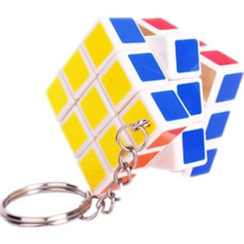 Yuxin Keychain 3x3x3 Magic Cube Toy Pendant 3 Layers Smooth Speed Mini Adult Children Toy Educational Puzzle Gifts