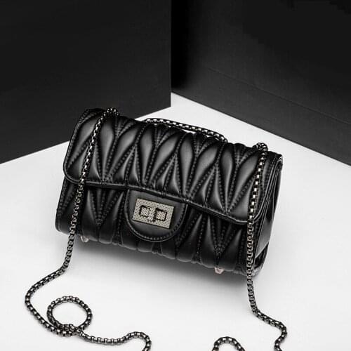 Lingge Chain Bag Crossbody Bag Shoulder Bag Wallet and Handbag Crossbody Bag Ladies Evening Purse Handbag Ladies Bag