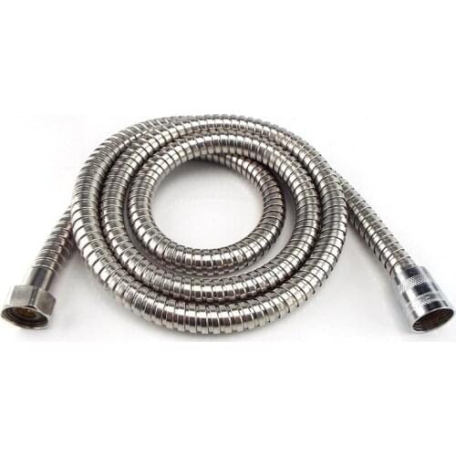 1.5/2m water Shower head Hose Tube connector Long Pipe for home Bathroom Shower Extension Plumbing Pipe Pulling Stainless Steel