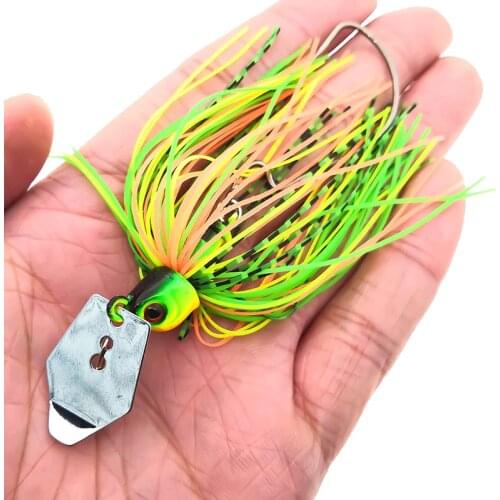 1pcs 14g Fishing Lure Hooks Metal Beard Grass Carp Walking Catfish Fake Bait Artificial Tackle Water Fish Lures Accessories