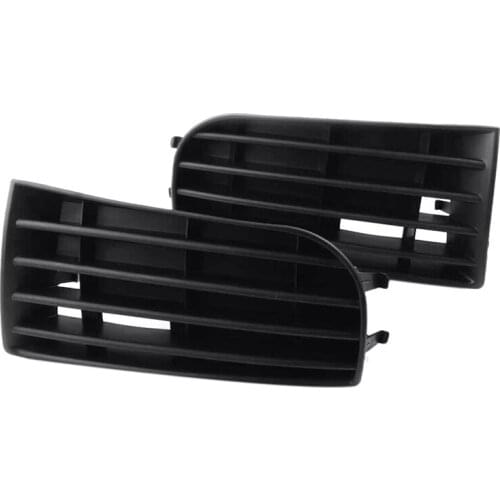 Car Lower L+R Fog Light Grille Lamp Cover Fit For Golf 5 MK5 2004-2009