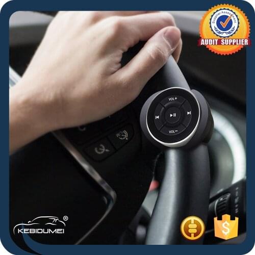 Car Wireless Bluetooth Media Steering Wheel Remote Control Mp3 Music Player Portable