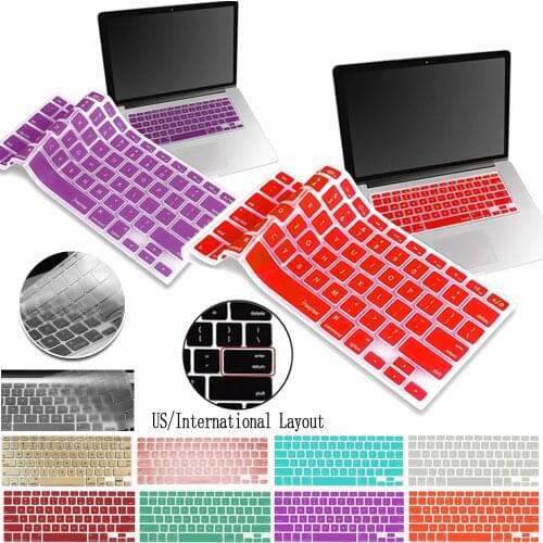 Laptop Keyboard Cover for Macbook Pro 13 Inch A1706 A1989 A2159 Touch Bar/Pro 15" A1707 A1990 Silicone Waterproof Keyboard Cover