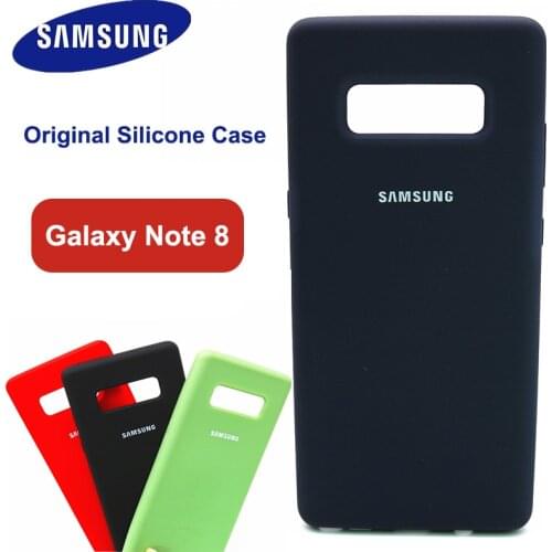 Samsung Note 8 Case 100% Original High Quality Soft Silicone Cover for Samsung Galaxy Note8 Protector Shell With Logo&Buttons
