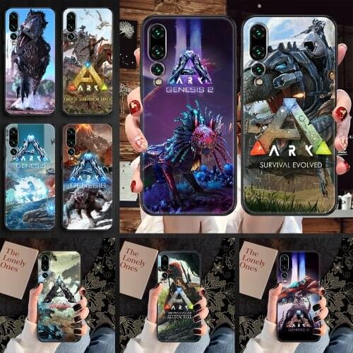 ARK Survival Evolved Game Phone case For Huawei P Mate P10 P20 P30 P40 10 20 Smart Z Pro Lite 2019 black silicone hoesjes