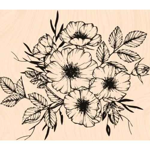 French Transparent Clear Stamp for DIY scrapbooking/Card Making C802