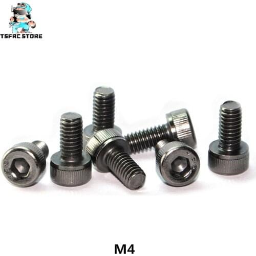 Grade12.9 YFS M4 x6 x8 x10 x12 x14 x16mm hexagon socket head cap screw black nickel plating anti rust corrosion resistant screw