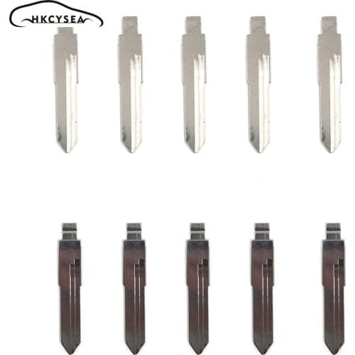 HKCYSEA 10 pcs/lot Metal Blank Uncut Flip KD Remote Key Blade Type #01 for VW Santana Jetta Blade