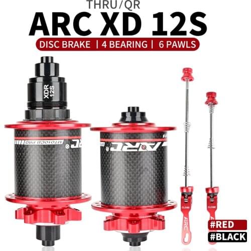 ARC Professional Edition MT010J-Hook MTB Carbon Fiber Hub Suitable For XD XDR 12-Speed 6-Jaw 3-Tooth 120-Ring Sealed Bearing