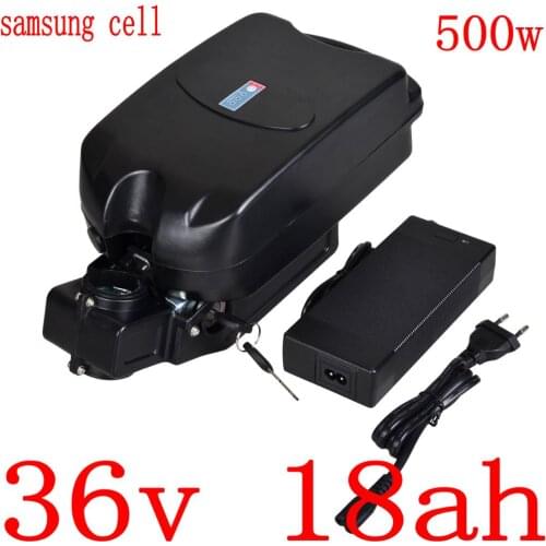 36V 18AH lithium battery 36V 12AH 15AH 18AH electric bicycle battery use samsung cell 36V 500W electric Scooter li-ion battery