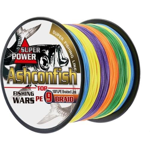 Best 9x braided fishing line 15LB-310LB super pe line for sea fishing 1000M longline round fishing cords multifilament wires