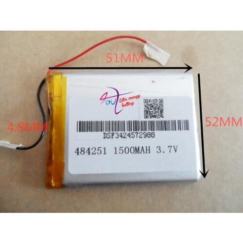 Best battery brand 1500mah 3.7V polymer lithium battery 484251 C430H C430T C430P BAK C430