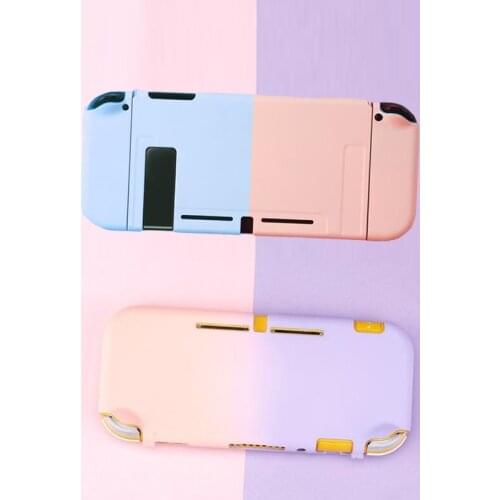 Matte PC Hard Back Cover Crystal Shell For Nintendo Switch NS Lite Console Joy Con Controller Protective Film Sticker Skin Case