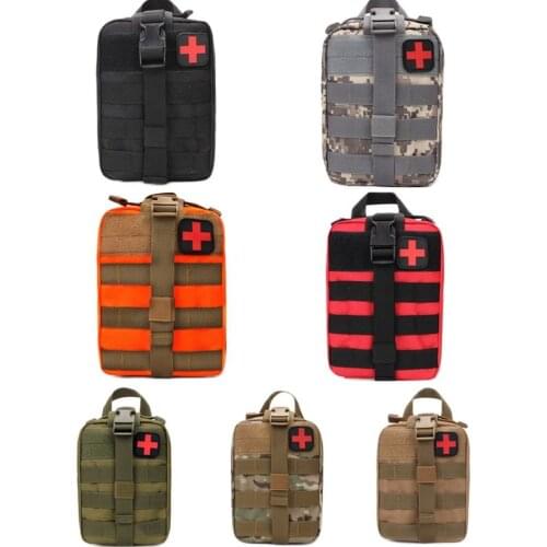 Molle EMT Emergency Tactical First Aid Bag Medical Kit Bag Survival Pouch for Outdoor Emergency Medical Large Size SOS Package