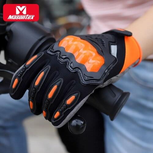 Motorcycle Gloves Outdoor Luvas Guantes Moto Motocross Breathable Full Finger Racing Motorbike Bicycle Glove Protective Gears