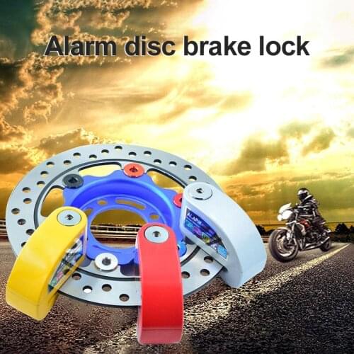 Motorcycle Scooter Anti-theft Brake Disc Lock Wheel Alarm Security Loud 130dB US