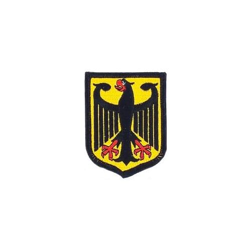 Lower price flag patch high quality patches Germany eagle hot sales German iron on embroidered emblem