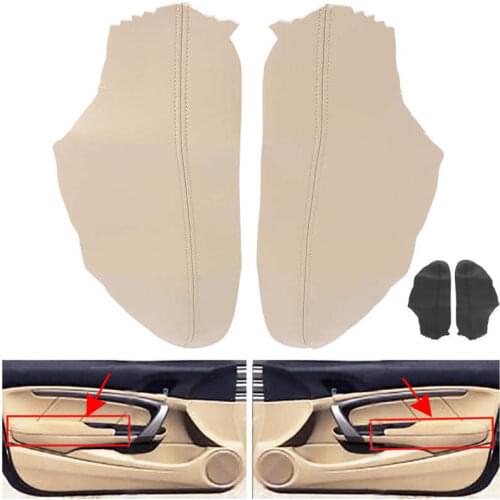 Front Door Panels Armrest Cover Microfiber Synthetic Leather Trim Sticker Fit for Honda Accord Coupe 2008 2009 2010 2011 2012