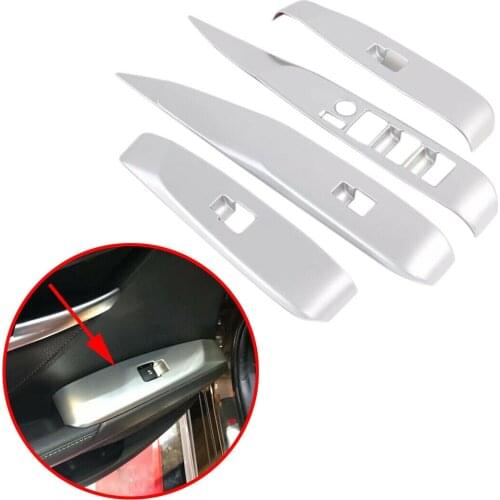 Car Interior Side Door Armrest Lift Switch Button Panel Cover Trim Frame Fit For Toyota Camry 2018 2019 2020