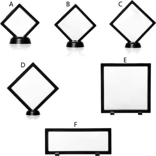 Challenge Coin Display Stand 3D Floating Transparent Phone Case Jewelry Specimen Military Medal Stand Frame