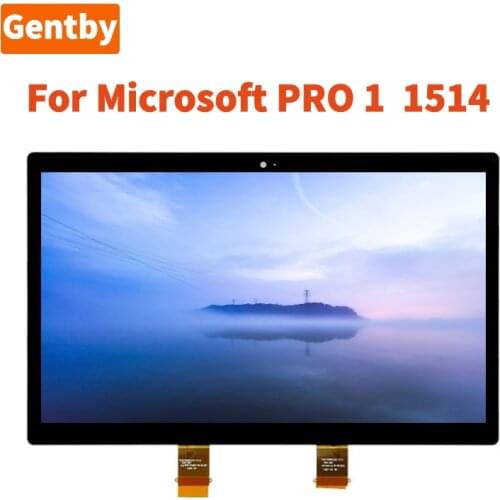 Original 1514 For Microsoft Surface Pro 1 Pro 1514 LCD Display Screen Digitizer Touch Panel Glass Assembly Replacement 40pins