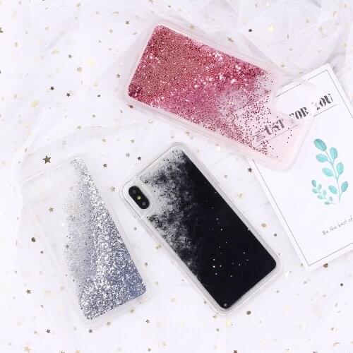 Clear Glitter Sequins Shining Protection Phone Case For iPhone 11 Pro Max X XR XS 7 8Plus SE2020 12 Mini Transpare Phone Cover