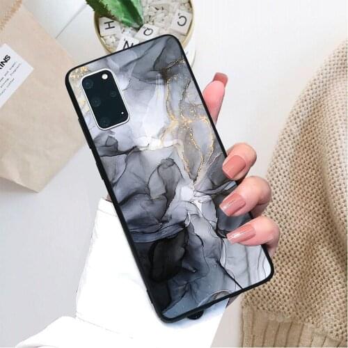 Calm but Dramatic Light Monochromatic Abstract pattern soft TPU border phone case for Samsung Galaxy S Galaxy A and Note case