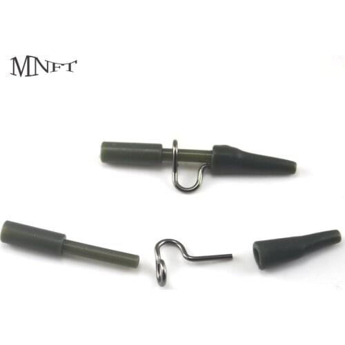 MNFT 24Set Heavy Duty Lead Clips Tail Rubber Carp Fishing End Tackle Accessories