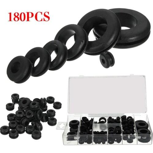 180pcs/box O-rings Nitrile Washer Rubber oring Sealing waterproof NBR Gasket Wear-resistant O Ring repair Seals Set seals