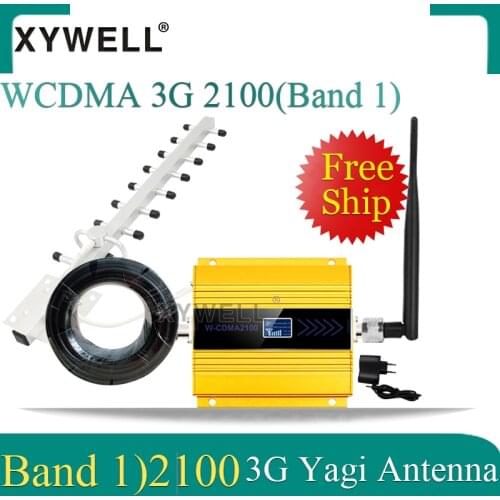 2100MHz 3G Cellullar Amplifier gsm Mobile Signal Booster LTE (Band1) 2100MHz 4g Signal Repeater Cellphone GSM Signal Repeater