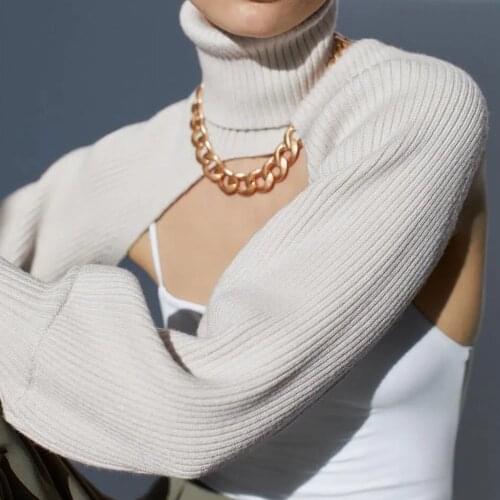 XNWMNZ ZA Women 2020 turtleneck sexy short sweater 2020 fashion ladies full sleeve chic female streetwear