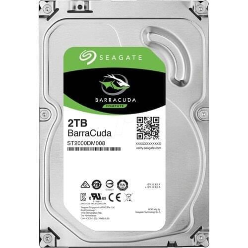 Seagate BarraCuda 2TB 7200RPM 256MB Hard Drive ST2000DM008