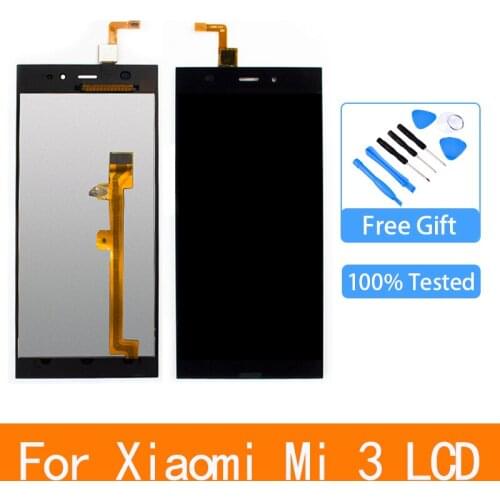 For Xiaomi Mi 3 M3 Mi3 LCD Display + Touch Screen Digitizer Assembly Replacment For Xiaomi mi3 lcd