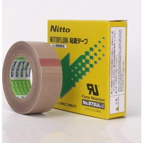 10pcs Japan NITTO DENKO Tape High temperature resistant adhesive NITOFLON Waterproof Electrical tape 973UL