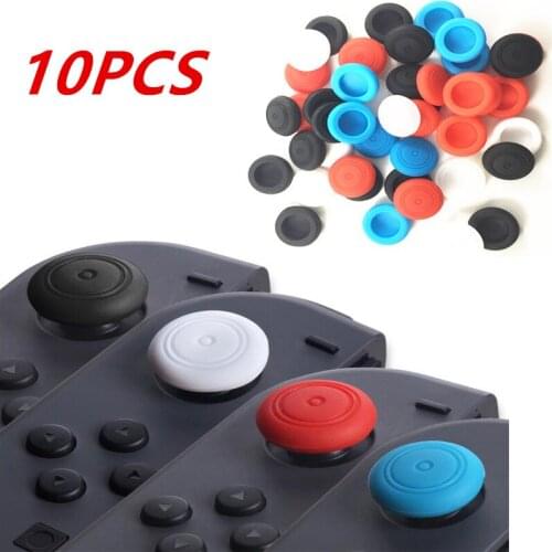 10xSilicone Thumb Stick Cover Caps Protect Gel for Nintendo Nintend Switch NS Joy-Con Controller Joystick Grips Game Accessories