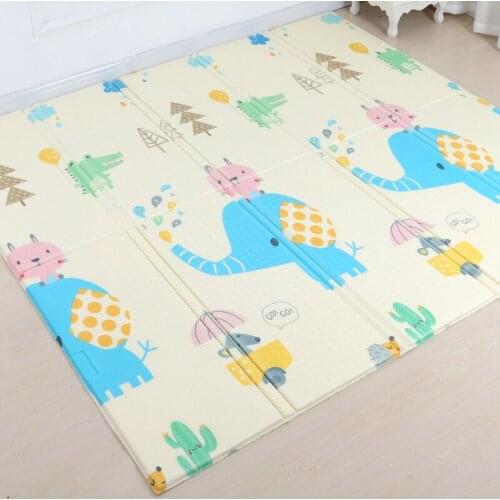 Large Kids Rug Educational Games For Children Carpet Foldable Waterproof Baby Play Mat XPE Foam Toddler Soft Crawling Pad