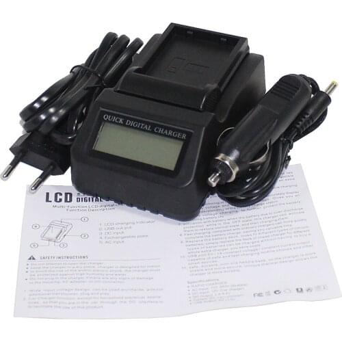 EN-EL21 ENEL21 Camera Battery LCD Fast Charger with Car Charger Cord for Nikon 1 V2,1V2,SingleMacro Coolpix A J1 Wholesale