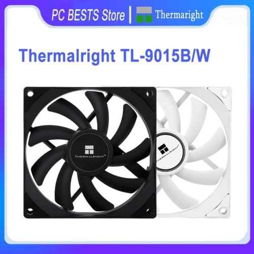 Thermalright TL-9015B TL-9015W 90MM CPU Cooler Fan 4pin PWM Thin Computer Case Cooling fan