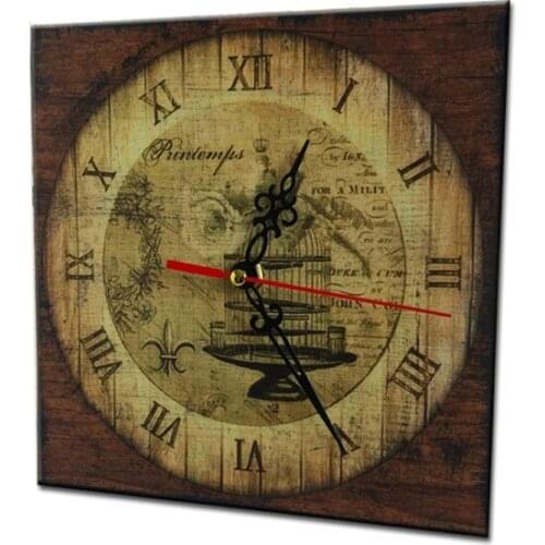 Wood Table clock desk clock relogio de mesa настольные часы reloj de escritorio