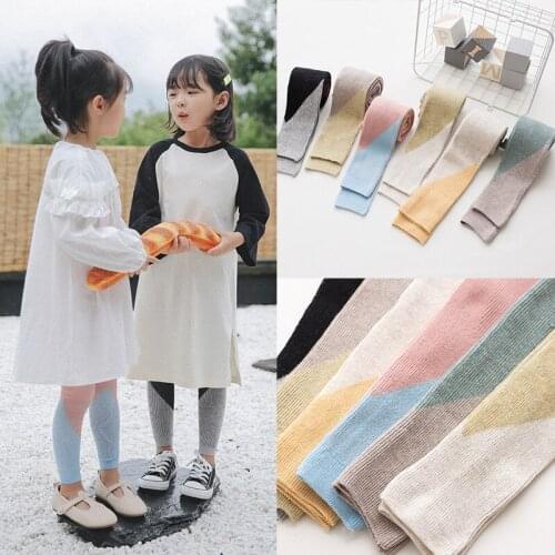 Kids Tights Cotton Breathable and Comfortable Kids Tights Pattern for Winter and Autumn 1-8T Childrens Pantyhose