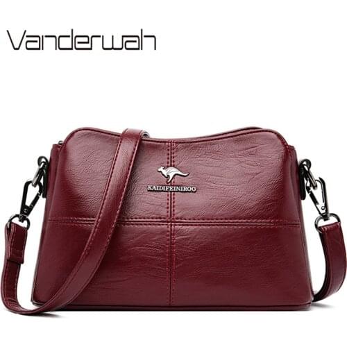Designer Crossbody Bags For Women Fashion Soft Leather Handbags High Quality Shoulder Bag Bolsa Women Messenger Bags Sac a Main