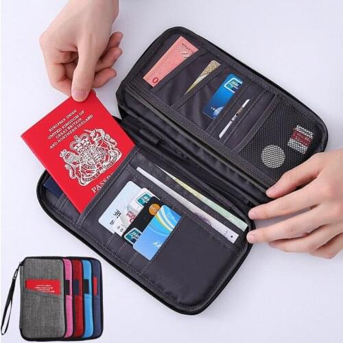 Travel Accessory Passport Cover Package Women Credit ID Card Ticket Document Holder Wallet Waterproof Organizer Storage Case Bag