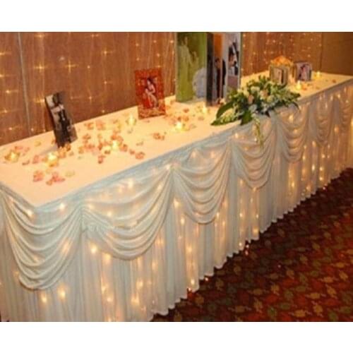 0.8M high table apron table Shielding ice silk cloth baffle
