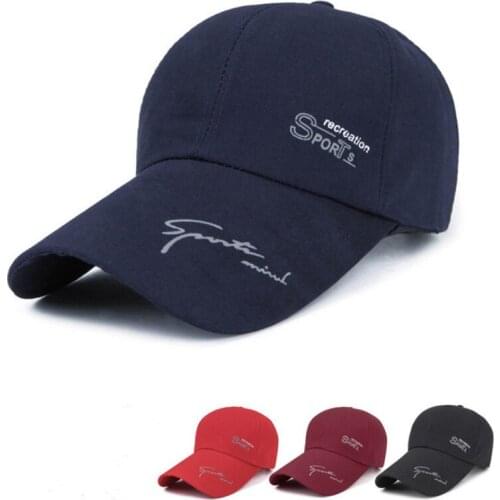 Fashion Men Baseball Cap Letter Print Visor Sun Hat Summer Outdoor Sports Street Hip Hop Hats