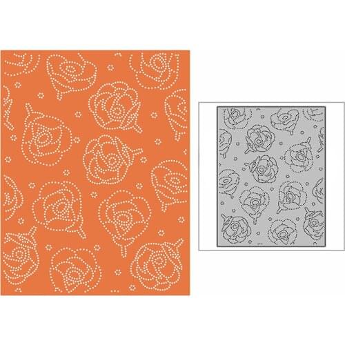 New Spotted Cotton Background Plate Craft Embossing Mold 2021 Metal Cutting Dies for DIY Scrapbooking Album Card Making No Stamp