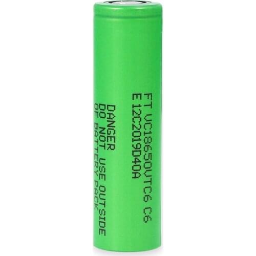 1PCS Liitokala VTC6 3.7V 3000mAh rechargeable Li-ion battery 18650 for Sony US18650VTC6 30A Toys flashlight tools