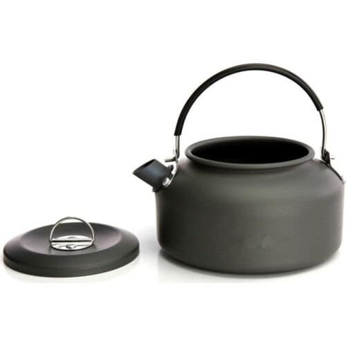Portable Tableware Aluminum Alloy 0.8L Water Tea Kettle Coffee Pot For Outdoor Camping Picnic Camp Supplies