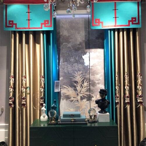 Embroidery Screen Sheer Curtains for Living Room Bedroom Windows Curtains European Tulle Voile Door Drapes Embroidery curtain